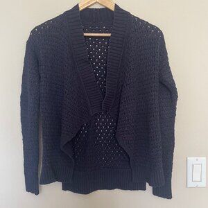 LOFT Women's Long Sleeve Open-Front Knit Cardigan – Size S